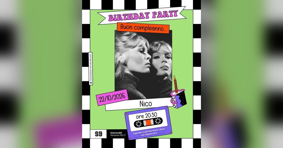 Buon compleanno... Nico