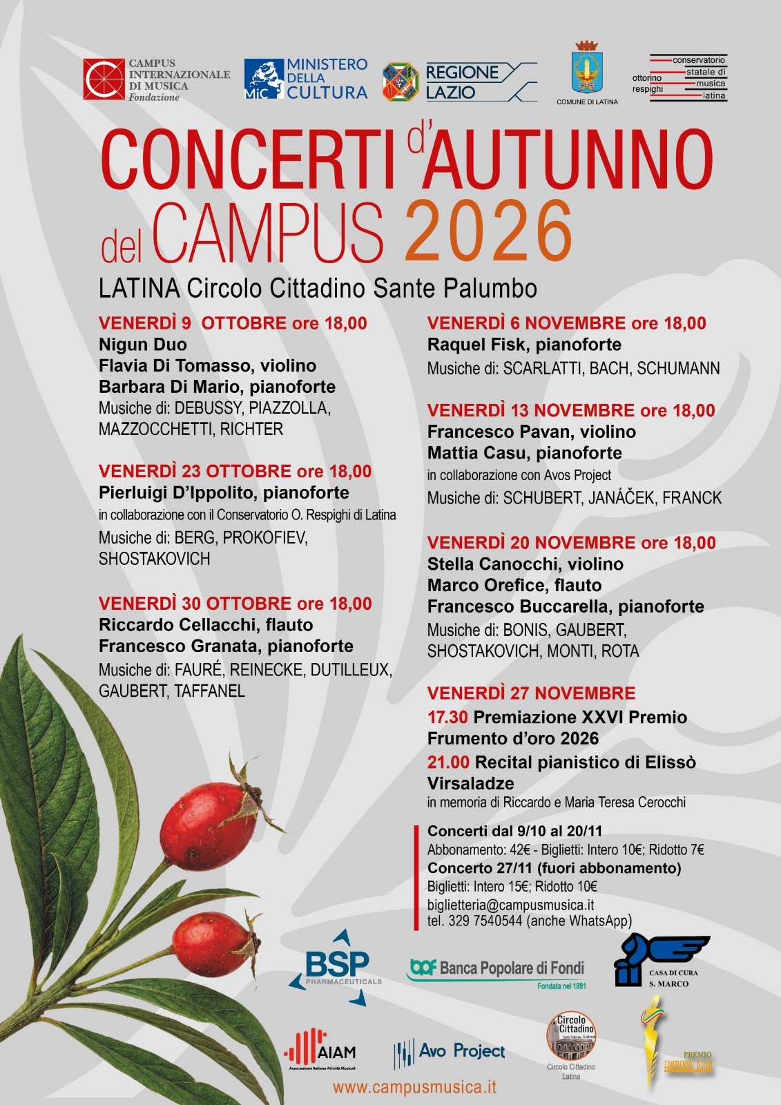 Concerti d'Autunno: Pierluigi D'Ippolito