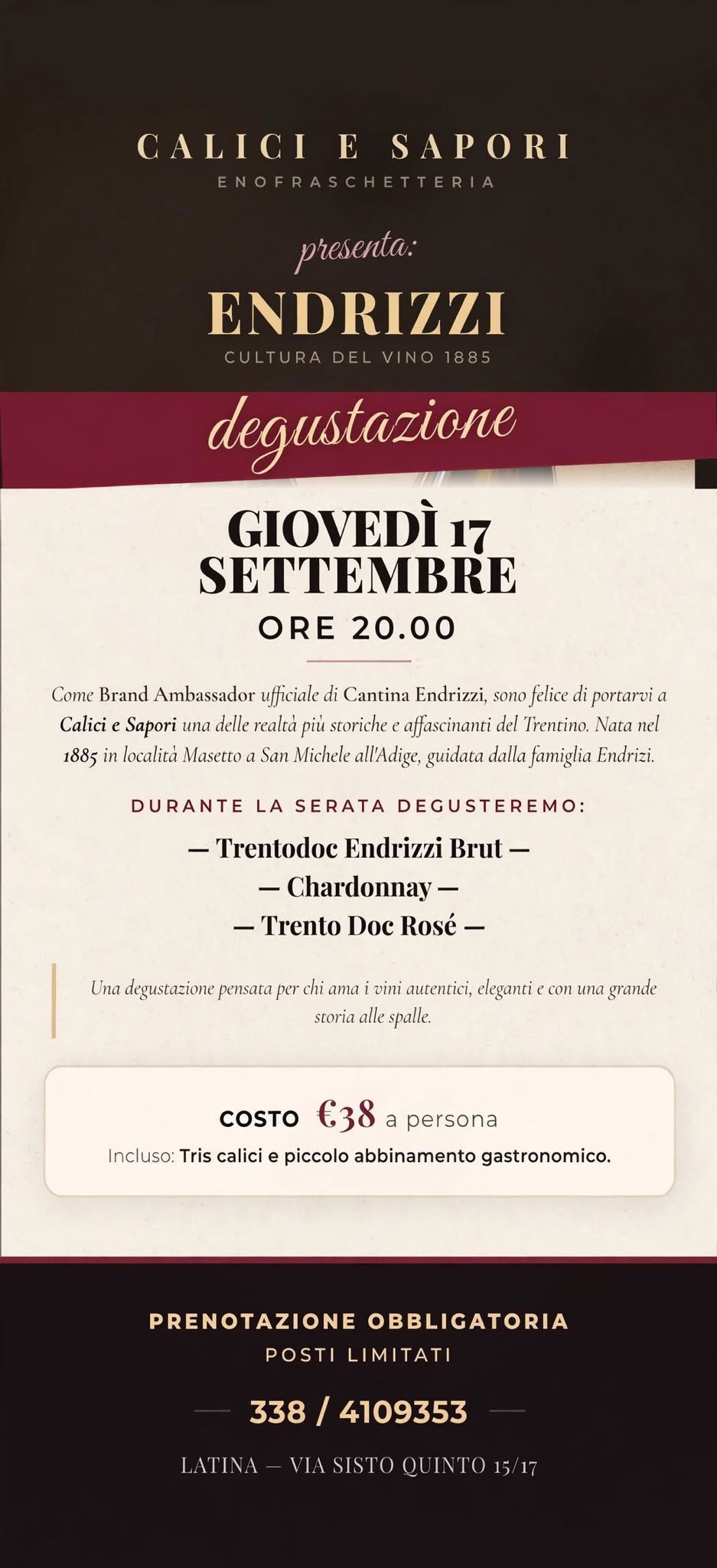 Degustazione vini Endrizzi