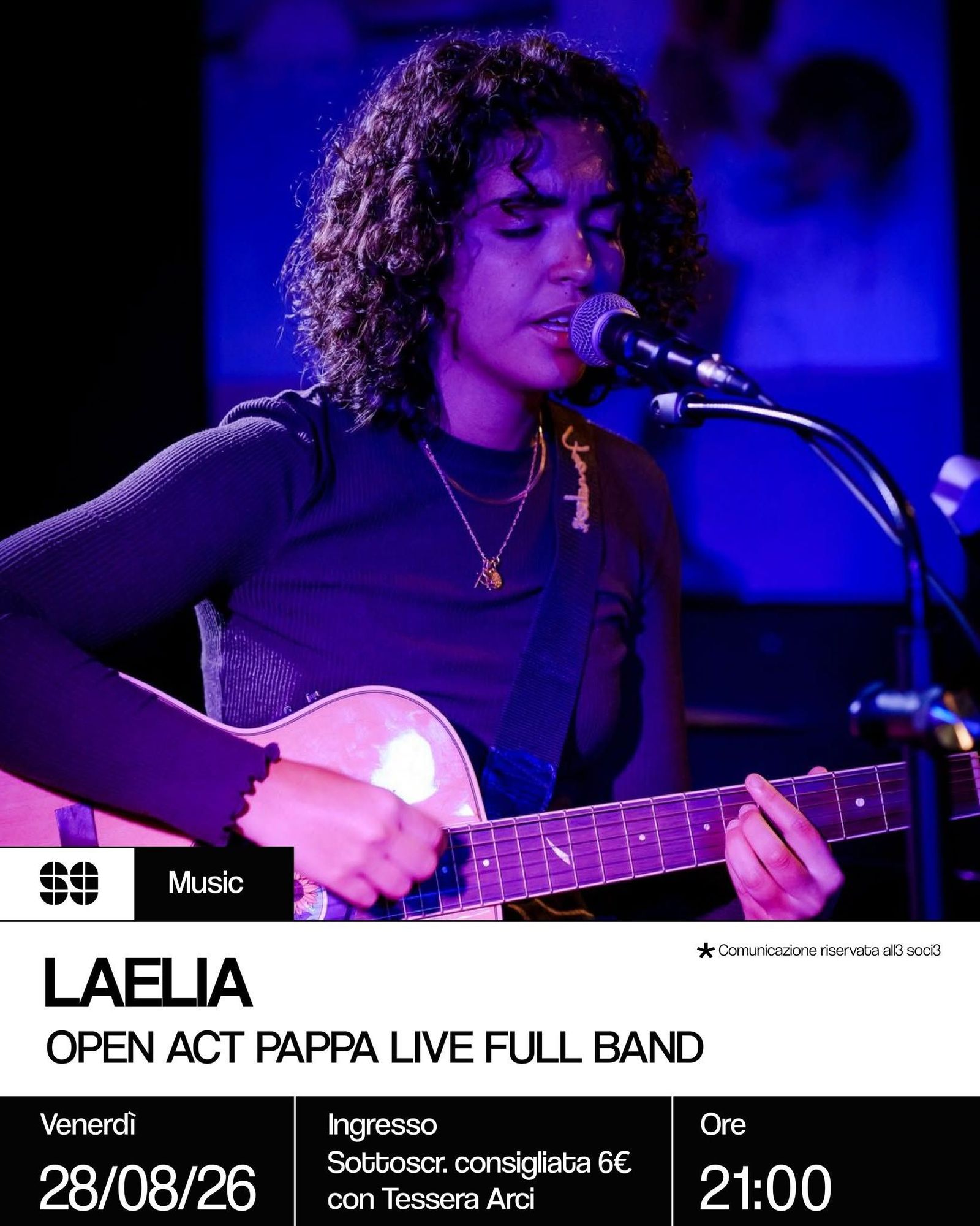 Pappa live with full band + Open act Laelia