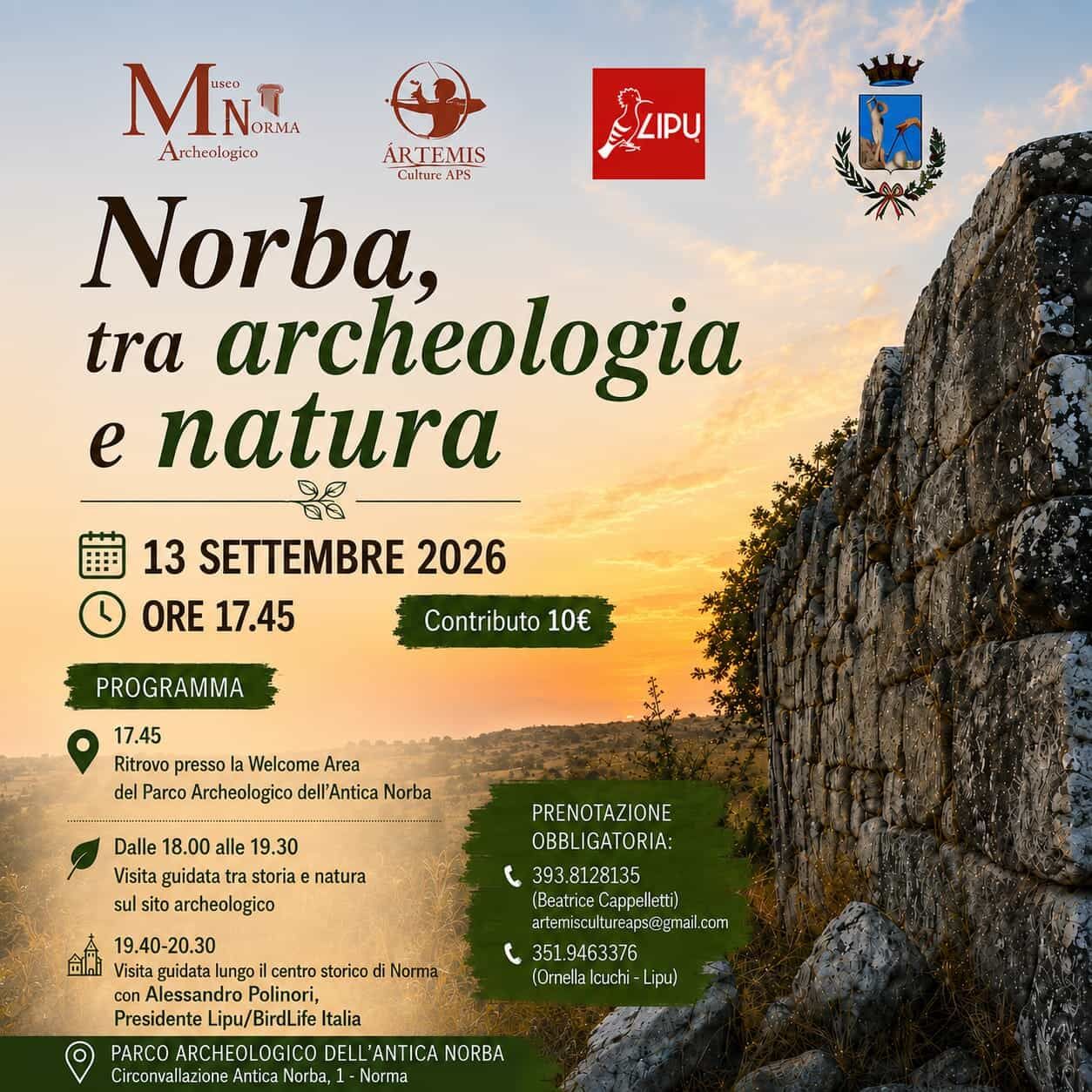 Norba, tra archeologia e natura